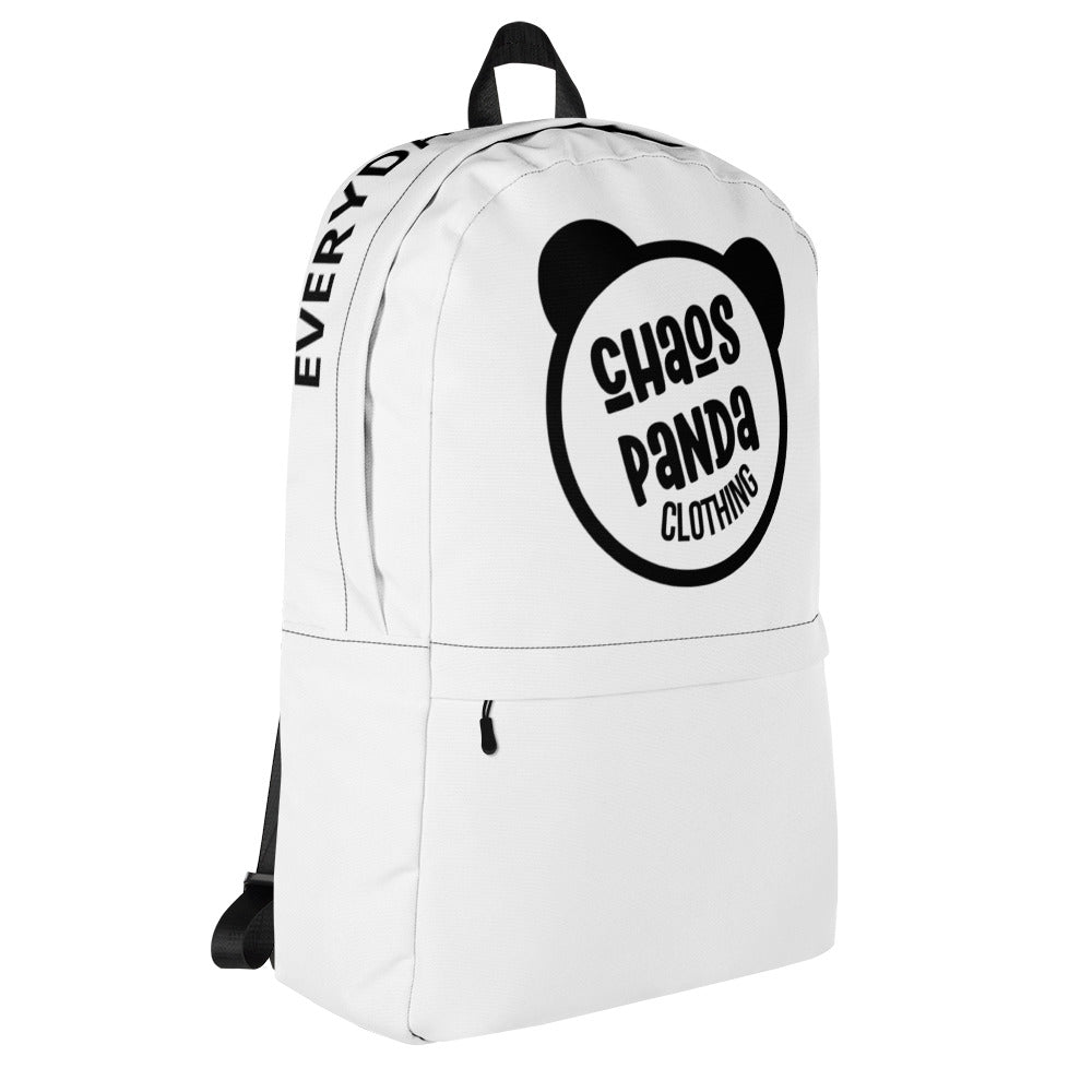 CHAOS PANDA CLOTHING BACKPACK - EVERYDAY IS A GOOD DAY!