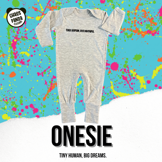 Infant "Tiny Human, Big Dreams" Onesie